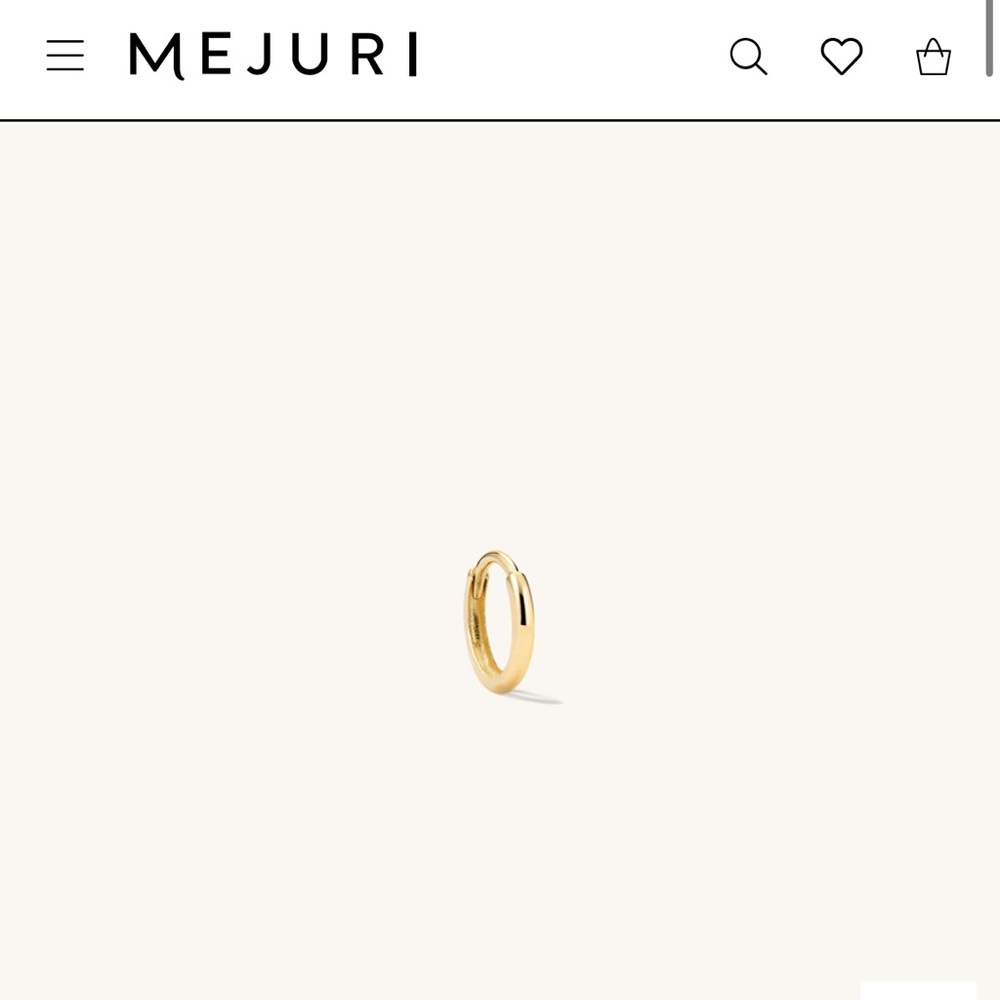 Mejuri Mini Hoops (2 earrings)